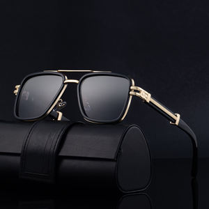 Partagás, venta al por mayor, moda, diseñador de moda, logotipo personalizado, Metal, doble puente cuadrado UV400, gafas de sol, gafas de sol para hombre - Product Image 1