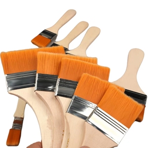 Ardilla Faber Castle 4 "pared Tempera Sable Hair Squeezable niños espuma sintética en ángulo acuarela pintura cepillo que hace <span class=keywords><strong>la</strong></span> máquina - Product Image 3