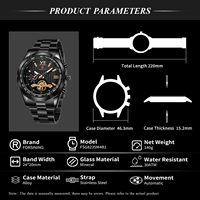 FORSINING 8235 Nouvelle Arrivée Montre Mécanique Homme Tourbillon Bracelet Acier Inoxydable Étanche Lumineuse Vintage Montre Business