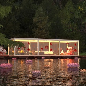 Bioclimatique impermeable motorizado <span class=keywords><strong>de</strong></span> aluminio al aire libre pérgola persiana techo Gazebo con puerta <span class=keywords><strong>de</strong></span> vidrio - Product Image 2