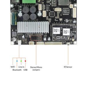 Amplificateur Récepteur Numérique Multi-Zones Haute Qualité <span class=keywords><strong>Up2stream</strong></span> Pro V3 BT Wifi Classe D pour Autres Systèmes Audio Domestiques - Product Image 2