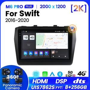 Mekede M6 Pro <span class=keywords><strong>Android</strong></span> 12 QLED Xe Đa Phương Tiện Hệ Thống Âm Thanh Cho Suzuki <span class=keywords><strong>Swift</strong></span> 2016 2020 9Inch - Product Image 2
