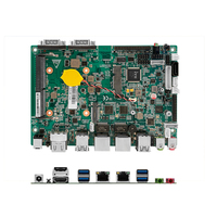 Nouvelle carte mère PC industrielle embarquée sans ventilateur Intel Celeron J6412 Quad Core Dual Lan 6 COM HD VGA LVDS EDP Triple Display