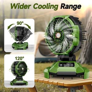 Humidificador Personal, Ventilador, Enfriador de Aire, Ventilador Portátil Recargable para Mesa o Exterior con Control Remoto y Tanque de Agua de 6L - Product Image 4