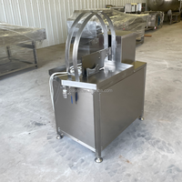 Fabrieksdirecte verkoop Elektrische Kokosnoot Halve & Schil Snijmachine met Motor Hoge Efficiëntie 304 RVS