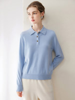 Pull en cachemire pur à 100 %, luxe haut de gamme, tricot fin d'automne, col décontracté, pull-over pour femme, couche de base, coupe ample, léger