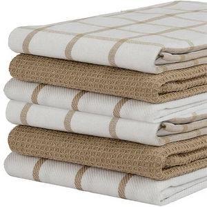 Serviettes de cuisine en coton antimicrobien de qualité supérieure, tissées, couleur unie, 300499 GSM, lavables en machine, vente en gros du fabricant - Product Image 3