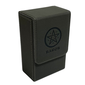 Caja de Almacenamiento para Cartas del <span class=keywords><strong>Tarot</strong></span>, Tamaño Grande, Cuero PU, Personalizable con Logotipo de Pentagrama, Estuche Portátil para Cartas, Funda para Cartas de Juego de Mesa - Product Image 6