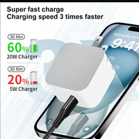 Chargeur pliable Pd prise 3 broches Qc 3.0 Uk chargeur mural type-c adaptateur de voyage 20w Pd chargeur rapide pour iphone 11 12