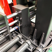 Scie à ruban horizontale à double colonne robuste Hua Hai GY4280 semi-automatique hydraulique pour la découpe des métaux avec moteur de tensionnement manuel