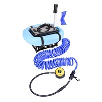 Aparato de Respiración Subacuática SD-300 con Oxígeno de Alta Capacidad de 10L, Profundidad Máxima de Buceo de 11 Metros, Material ABS, Certificado FCC/EU, Portátil