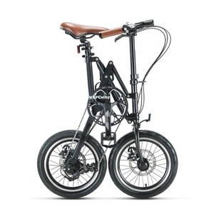 Bicicleta plegable de alta calidad MINT de 16 pulgadas, 7 velocidades, 16 pulgadas, marco completo a prueba de golpes, bicicleta Plegable ligera - Product Image 4