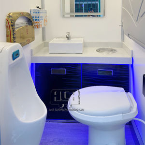 Remolque de inodoro móvil de 5 estaciones de alta calidad, construcción de acero de baño portátil para exteriores - Product Image 4