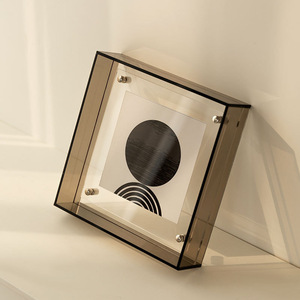 Wholesale Wholesale Plastic Block <b>Photo</b> <b>Frame</b> 2x3 4x5 5x7 6x8 Custom Acrylic Embossed <b>Large</b> Stackable Magnet Shelf Divider - Product Image 2