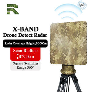 Hệ thống dò tìm máy bay không người lái băng tần X ≥21KM tích hợp không khí-trên mặt đất, tầm thấp, DBF, radar phát hiện máy bay không người lái băng tần X - Product Image 1