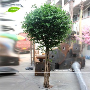 Planta Ficus verde, árbol Artificial de olivo para Interior de jardín, decoración del hogar, diseño artístico - Product Image 4