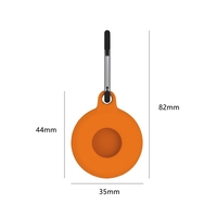 Smart Tracker porte-clés étui de Protection complète pour Airtag collier de chat pour animaux de compagnie étuis en Gel de silicone anti-rayures pour Airtags