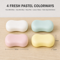 Coffret cadeau de douze savons souples anti-stress, jouets à presser pour soulager le stress, présentoir de comptoir pour les magasins et la vente au détail