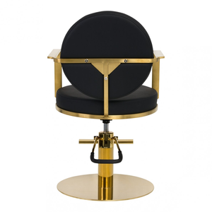 Venta caliente <span class=keywords><strong>Chic</strong></span> Simple Retro Design Black Leather Ladies <span class=keywords><strong>Barber</strong></span> Chair Equipo de salón elegante Debe tener Accesorios - Product Image 4