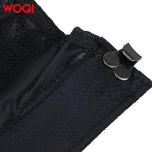 Guêtres de randonnée Woqi noires 42x55cm, imperméables, pour l'escalade sur neige, équipement de plein air unisexe - Product Image 3