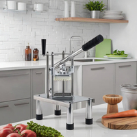 Hete Verkopende Kleine Frites Snijder Handmatige Verticale Komkommer Aardappelsnijder Voor Thuisgebruik Voor Fruitbar Snijmachine