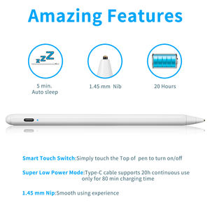 Stylo à écran tactile actif stylet universel pour Android Hp <span class=keywords><strong>Samsung</strong></span> ordinateur portable Usb Charge dessin stylo tablette universel - Product Image 2