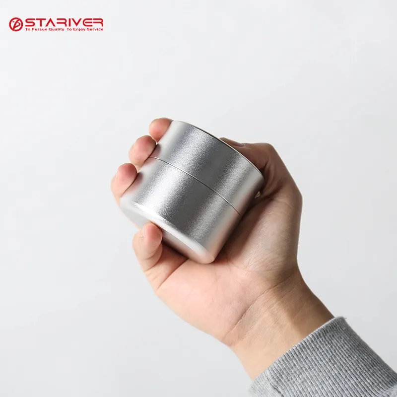 gift new tea metal tin box tea can container packaging tin round can