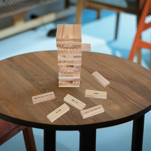 Drunken Tower <span class=keywords><strong>Juego</strong></span> <span class=keywords><strong>de</strong></span> beber <span class=keywords><strong>con</strong></span> 60 bloques <span class=keywords><strong>de</strong></span> madera y Tumble Tower <span class=keywords><strong>4</strong></span> vasos <span class=keywords><strong>de</strong></span> chupito - Product Image 3