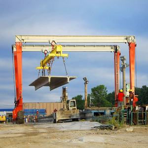 40-60 톤 유압 엔진 PLC 제어 모터 기어 베어링 고무 타이어 갠트리 크레인 - Product Image 5