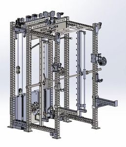 Máquina de Gimnasio Multifuncional con Soporte para Sentadillas Smith, Equipo Comercial OEM ODM para Fisicoculturismo - Product Image 2
