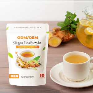 Té de Jengibre Instantáneo Herbal Personalizado ODM con Mezcla Sin Cafeína para el Confort Digestivo - Product Image 1