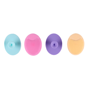 Brosse nettoyante et exfoliante manuelle en silicone rose pour le visage, masseur portatif, outil de nettoyage du maquillage - Product Image 5