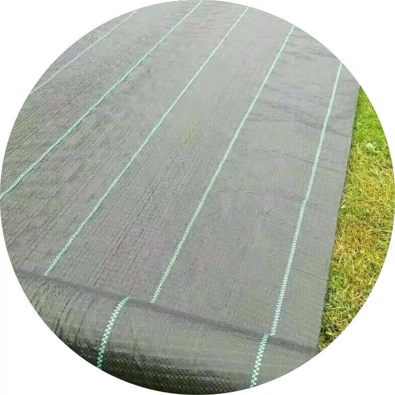 UV điều trị nông nghiệp cảnh quan Vườn cỏ dại hàng rào PP dệt vải địa kỹ thuật vải chống lão hóa kiểm soát cỏ dại Mat che phủ mặt đất