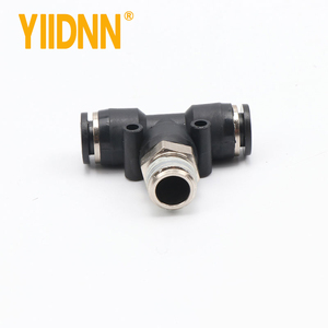 PB Pneumatic <strong>Fittings</strong> Quick Plastic Hose air Quick Connect Pipe <strong>Compression</strong> <strong>Fittings</strong> for Connector <strong>T</strong> Shape - Product Image 3