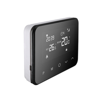 Termostato inteligente de calefacción/refrigeración programable inalámbrico E-top compatible con la aplicación tuya