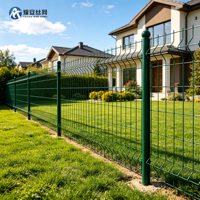 Clôture de jardin 3D panneau plat, fil 5 mm galvanisé à chaud, robuste haute qualité, base de poteau pour périmètre aéroportuair