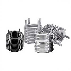 Inserts filetés en acier inoxydable, inserts autotaraudeurs, douilles filetées, manchons de vis autobloquants, norme nationale, robustes - Product Image 1