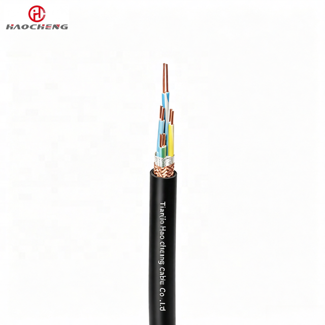 Copper Core  PVC Jacket  DJYVP Cable Shielded 2-4 Core Cable Oxygen Free  for Industrial Computer Signal Transmission Low
