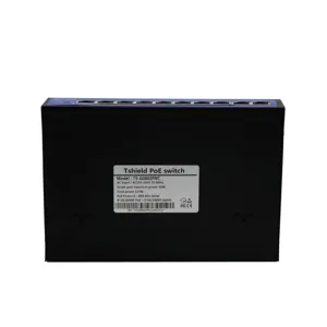 T-shield PoE Switch OEM Gigabit CCTV Network Poe Switch con 8 16 24 32 48 Puertos 10/100/1000Mbps para cámara IP Hikvision