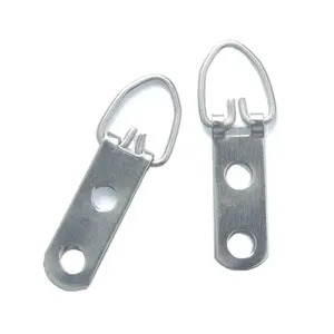 TS-K019 D-Ring Picture Hangers with Screws D Ring Picture frame Hanging Hardware 2 Holes Picture Hooks