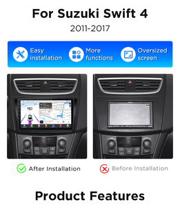Junsun Qualcomm Chip Android Autoradio pour <span class=keywords><strong>Suzuki</strong></span> Swift 4 2011-2017 Apple CarPlay Stereo 360 Caméra 1.8 Ghz - Product Image 2