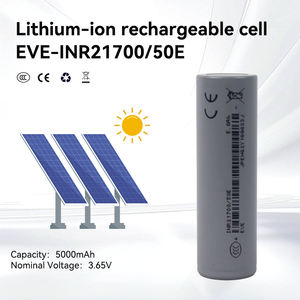EU 주식 EVE 50pl 21700 <span class=keywords><strong>3.6v</strong></span> 5000mah 리튬 이온 배터리 180A 36C 높은 방전 이브 Inr21700 50e Akku 셀 전자 자전거 스쿠터 - Product Image 5