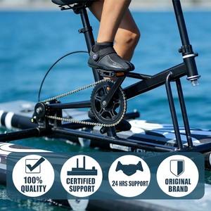 Enkelvoudige pedaalboot, waterfiets, opblaasbare waterfiets, nieuw ontwerp, drijvend waterspeelgoed voor gebruik - Product Image 3