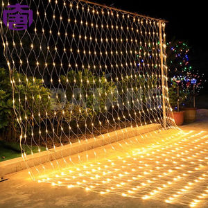Luces de cadena LED para Navidad para exteriores, luces de hadas LED en forma de red para decoración de jardín - Product Image 2
