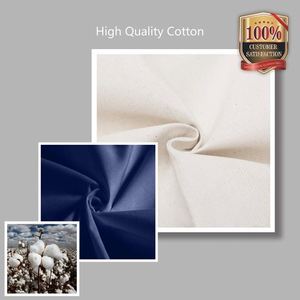 Sac fourre-tout en toile de coton bleu écologique personnalisé par le fabricant avec logo imprimé, sac de courses écologique - Product Image 4