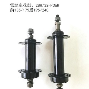 ดุมล้อจักรยาน 36H แกนเหล็กแบบยึดด้วยสลักเกลียว สีดำ 36H ทนทาน - Product Image 5
