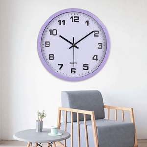 Horloge murale à quartz silencieuse de 8 pouces, design blanc moderne, à piles, style minimaliste antique, simple face, pour décorer votre intérieur - Product Image 4