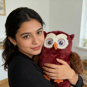 Hibou intelligent IA, jouet interactif vocal, hibou jouet interactif avec yeux expressifs, compagnon interactif Bluetooth et Wi-Fi - Product Image 1