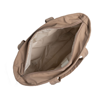 Sac fourre-tout matelassé personnalisé en couleur unie, grande capacité 20L, compartiment pour ordinateur portable 15,6 pouces, sangle de bagage, multi-poches, sac quotidien pour femme
