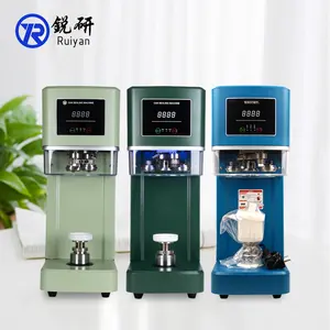 Commercial milk tea can sealing machine for beverage automatic bottle sealer machine cans and milk tea jar sealing machine